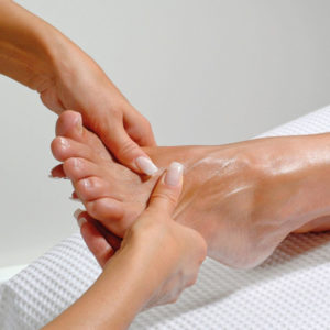 Massage jambes et pieds