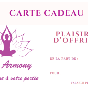Carte cadeau 45 €