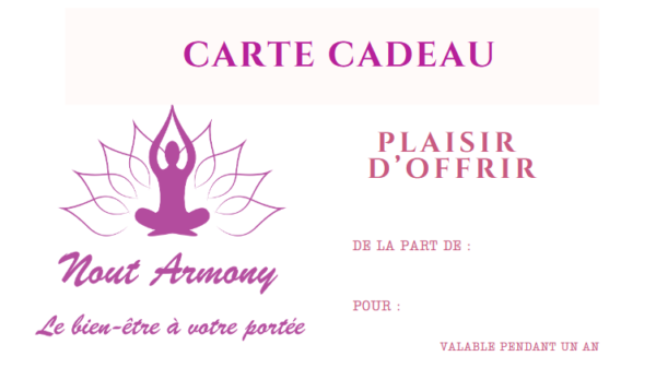 Carte cadeau 140 €