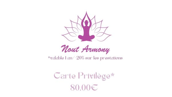 Abonnement Carte Privilège